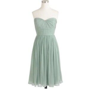 J. CREW Marbella Strapless Bridesmaid Dress Size 8